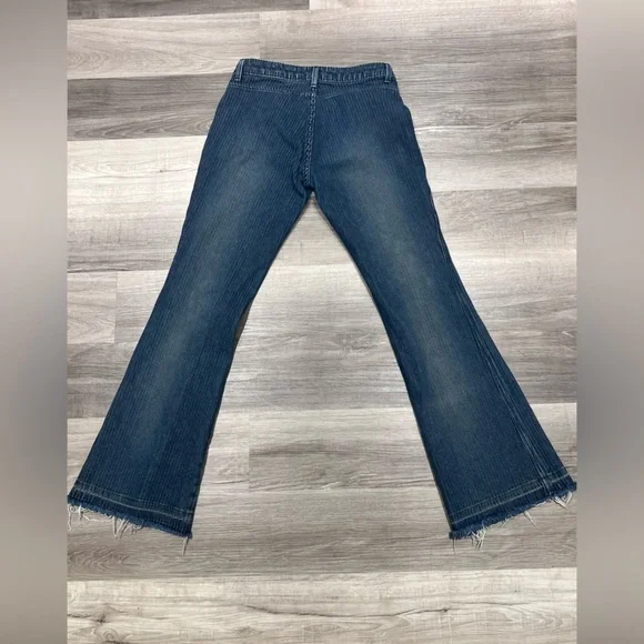 BDG urban outfitters low rise flare pinstripe jeans size 5/6 Y2K - Picture 7 of 9